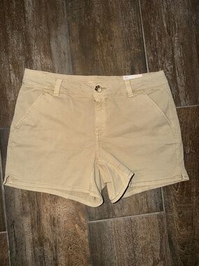SO Women's Light Tan Cotton Chino Shorts